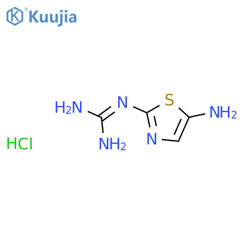 1-(5-Aminothiazol-2-yl)guanidine hydrochloride structure