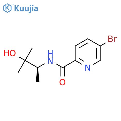 (S)-5-Bromo-N-(3-hydroxy-3-methylbutan-2-YL)picolinamide structure