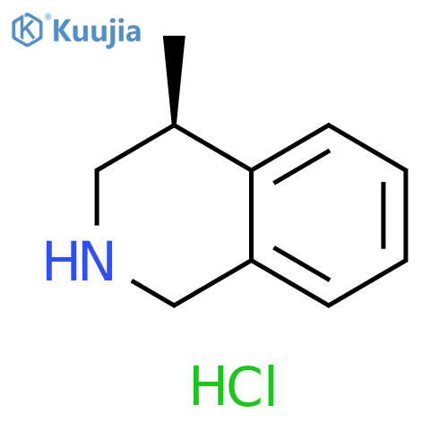 (4S)-4-methyl-1,2,3,4-tetrahydroisoquinolinehydrochloride structure