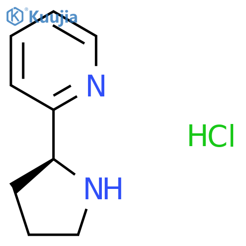 (S)-2-(Pyrrolidin-2-yl)pyridine hydrochloride structure