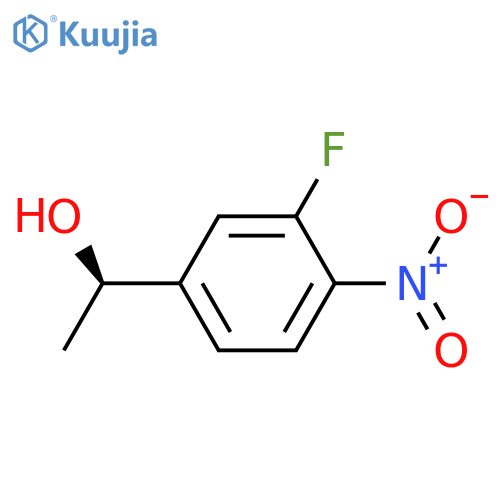 (1R)-1-(3-fluoro-4-nitrophenyl)ethan-1-ol structure