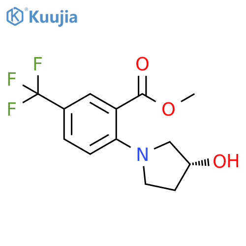 (R)-METHYL 2-(3-HYDROXYPYRROLIDIN-1-YL)-5-(TRIFLUOROMETHYL)BENZOATE structure