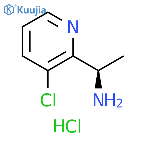 (R)-1-(3-Chloropyridin-2-yl)ethanamine hydrochloride structure