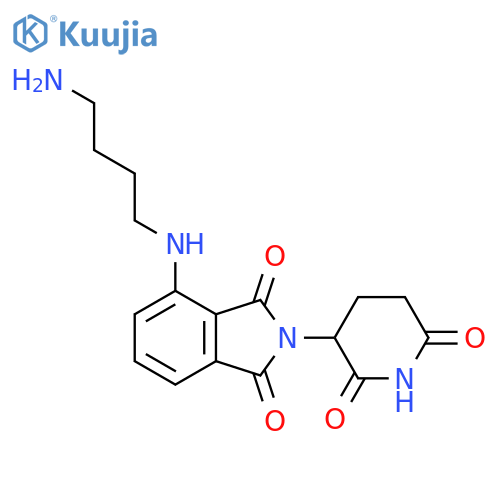 4-((4-Aminobutyl)amino)-2-(2,6-dioxopiperidin-3-yl)isoindoline-1,3-dione structure