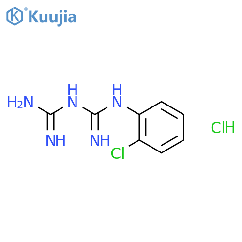 1-(2-Chlorophenyl)biguanide hydrochloride structure