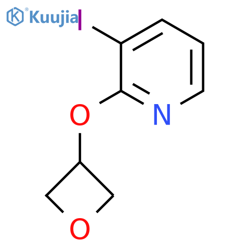3-Iodo-2-(oxetan-3-yloxy)-pyridine structure