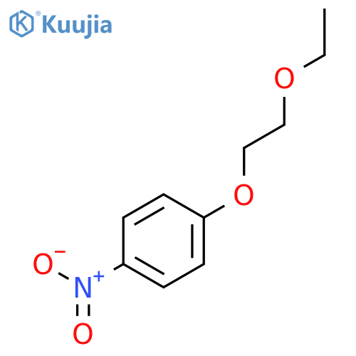 Benzene, 1-(2-ethoxyethoxy)-4-nitro- structure