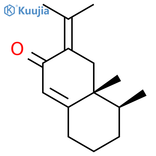 2(3H)-Naphthalenone,4,4a,5,6,7,8-hexahydro-4a,5-dimethyl-3-(1-methylethylidene)-, (4aR,5S)- structure