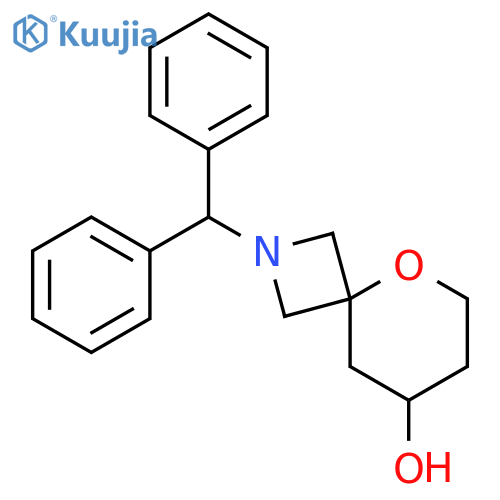 2-(diphenylmethyl)-5-oxa-2-azaspiro[3.5]nonan-8-ol structure