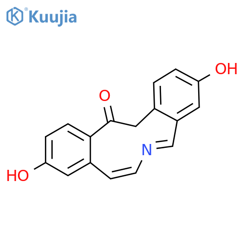Dibenz[c,g]azecin-13(14H)-one,3,10-dihydroxy-, (5E,7Z)- structure