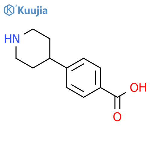 4-(Piperidin-4-yl)benzoic acid structure