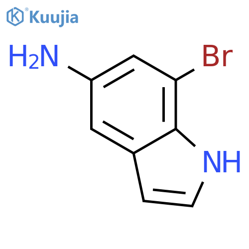 7-Bromo-1H-indol-5-amine structure