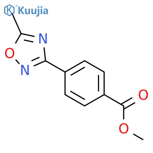 Methyl 4-(5-methyl-1,2,4-oxadiazol-3-yl)benzoate structure