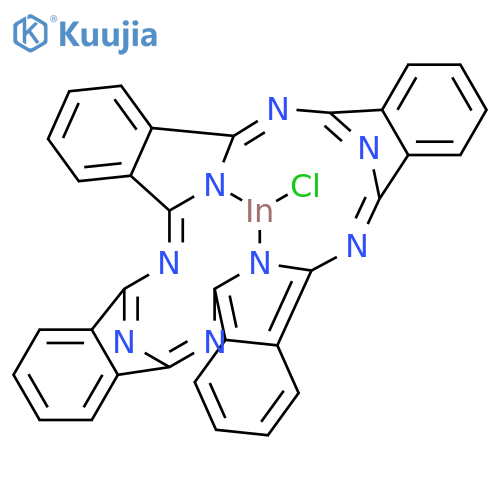 Indium,chloro[29H,31H-phthalocyaninato(2-)-kN29,kN30,kN31,kN32]-, (SP-5-12)- structure