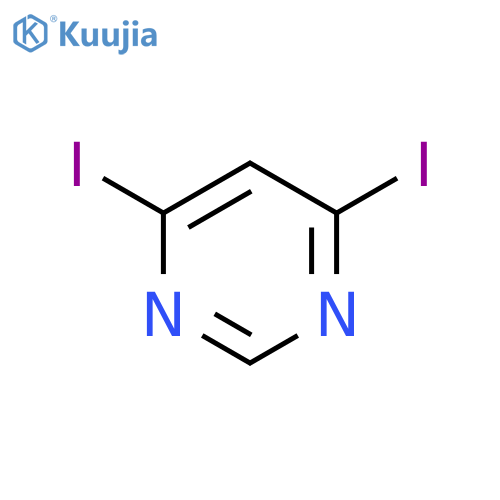4,6-Diiodopyrimidine structure