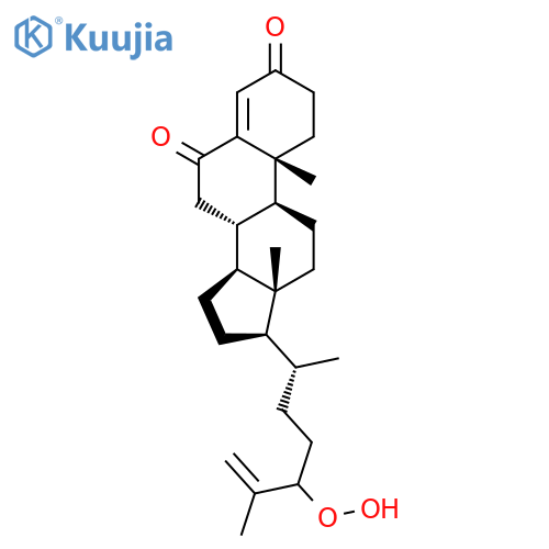 Cholesta-4,25-diene-3,6-dione, 24-(hydroperoxy)- structure