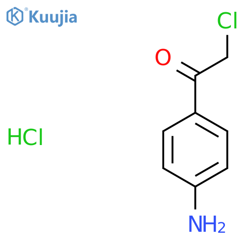 1-(4-Amino-phenyl)-2-chloro-ethanone hydrochloride structure