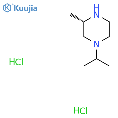 (S)-1-Isopropyl-3-methyl-piperazine dihydrochloride structure