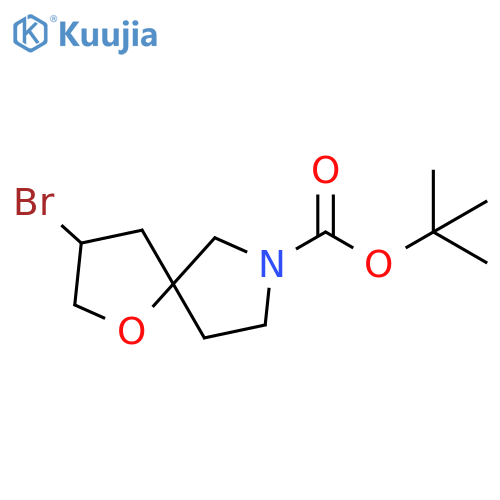 tert-butyl 3-bromo-1-oxa-7-azaspiro[4.4]nonane-7-carboxylate structure