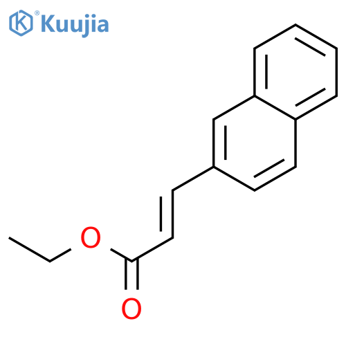 2-Propenoic acid, 3-(2-naphthalenyl)-, ethyl ester structure