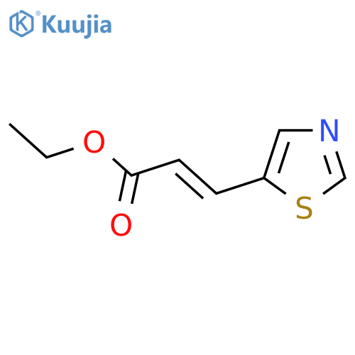 Ethyl 3-(thiazol-5-yl)acrylate structure