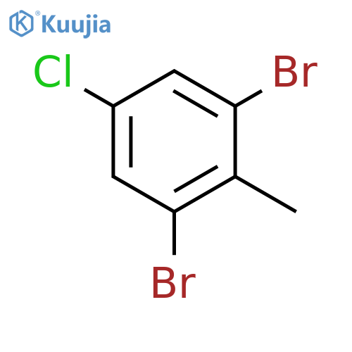 4-Chloro-2,6-dibromotoluene structure