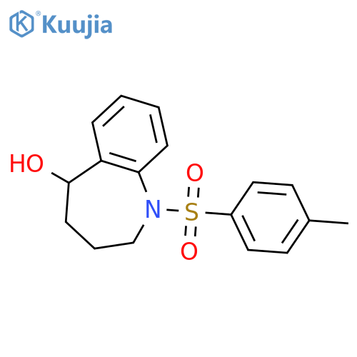 1H-1-Benzazepin-5-ol,2,3,4,5-tetrahydro-1-[(4-methylphenyl)sulfonyl]- structure