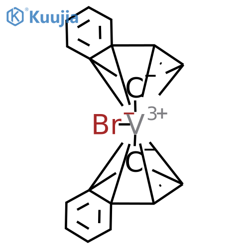 Vanadium,bromobis[(1,2,3,3a,7a-h)-1H-inden-1-yl]- structure