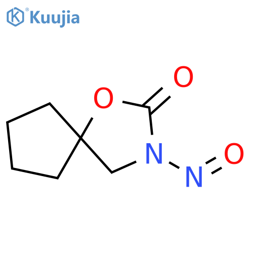 1-Oxa-3-azaspiro[4.4]nonan-2-one,3-nitroso- structure