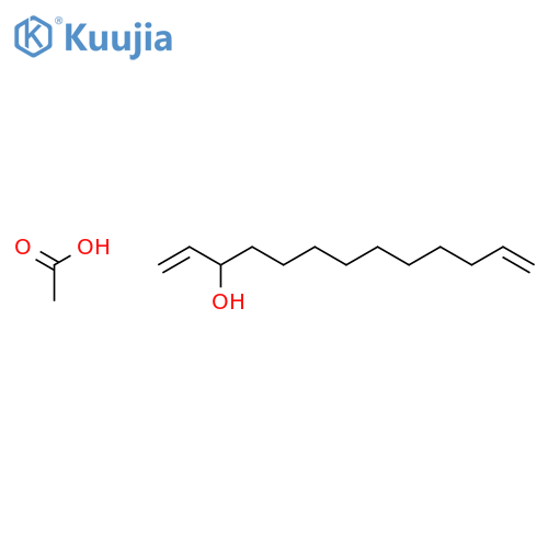 1,12-Tridecadien-3-ol, acetate structure