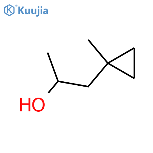 1-(1-methylcyclopropyl)propan-2-ol structure