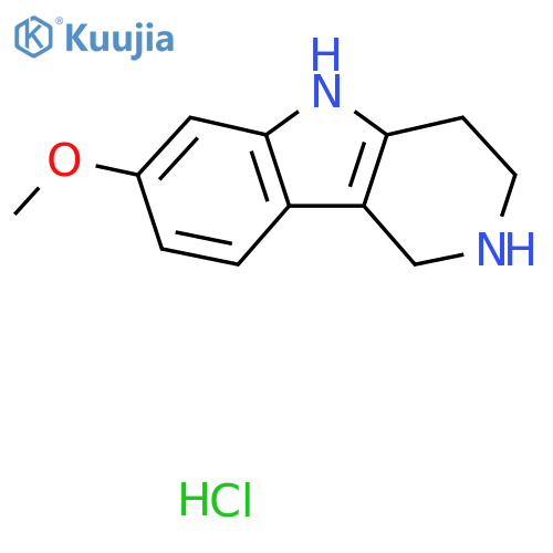 Methyl 2,3,4,5-tetrahydro-1H-pyrido[4,3-b]indol-7-yl ether hydrochloride structure