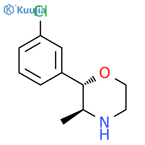 rac-(2R,3R)-2-(3-chlorophenyl)-3-methylmorpholine structure