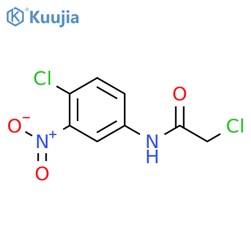 2-Chloro-N-(4-chloro-3-nitrophenyl)acetamide structure