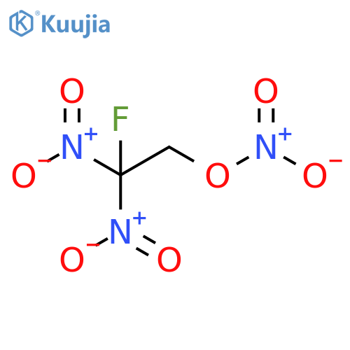 Ethanol, 2-fluoro-2,2-dinitro-, nitrate (ester) structure