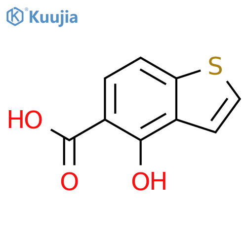 4-hydroxy-Benzo[b]thiophene-5-carboxylic acid structure