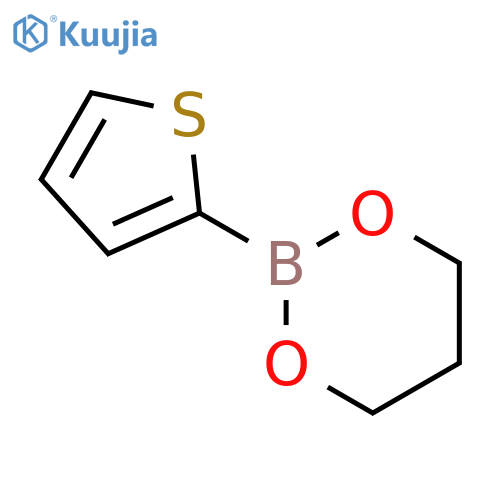 2-(Thiophen-2-yl)-1,3,2-dioxaborinane structure