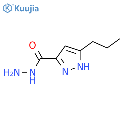 1H-Pyrazole-3-carboxylic acid, 5-propyl-, hydrazide structure