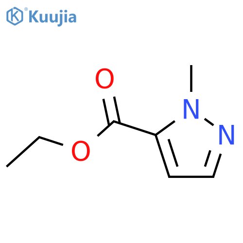 Ethyl 1-methyl-1H-pyrazole-5-carboxylate structure