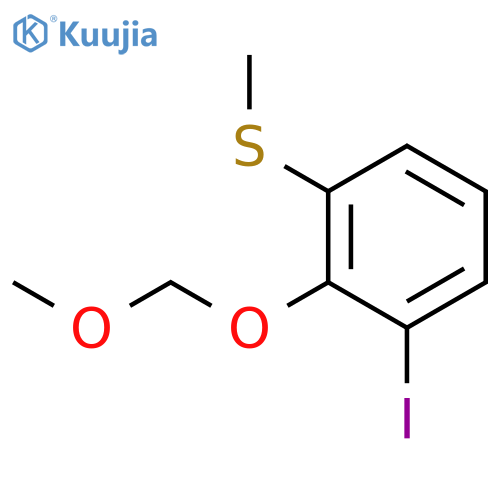 Benzene, 1-iodo-2-(methoxymethoxy)-3-(methylthio)- structure