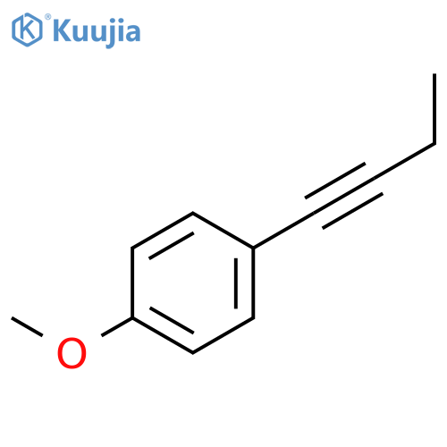 1-(But-1-yn-1-yl)-4-methoxybenzene structure