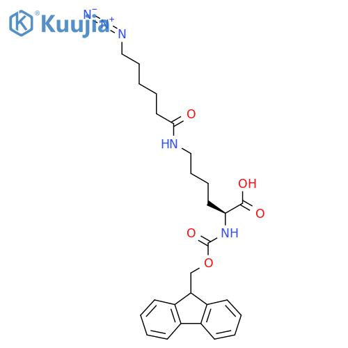 Fmoc-L-Lys(N3-Aca)-OH structure