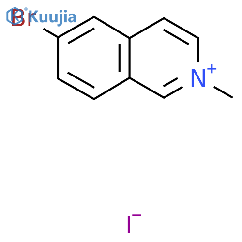 6-Bromo-2-methylisoquinolin-2-ium iodide structure