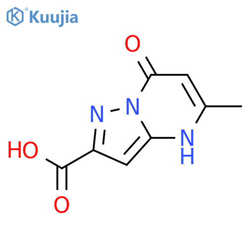 5-Methyl-7-oxo-4,7-dihydropyrazolo[1,5-a]pyrimidine-2-carboxylic acid structure