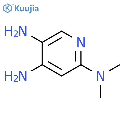 2,4,5-Pyridinetriamine, N2,N2-dimethyl- structure