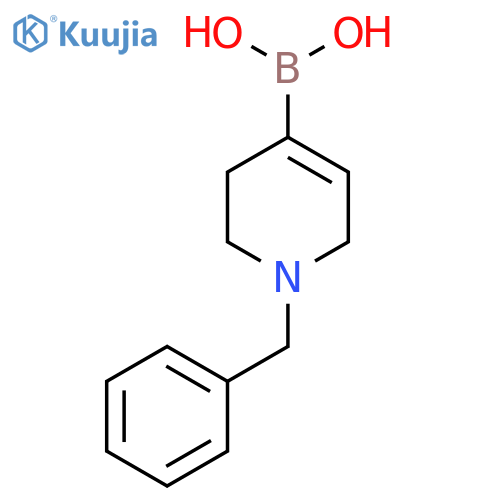 1-Benzyl-1,2,3,6-tetrahydropyridine-4-boronic acid structure
