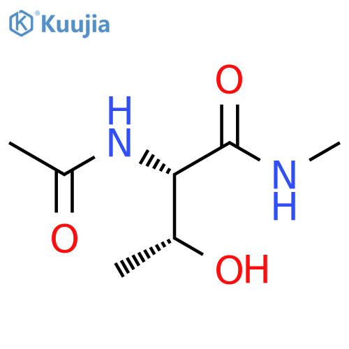 (2S,3R)-2-Acetamido-3-hydroxy-N-methylbutanamide structure