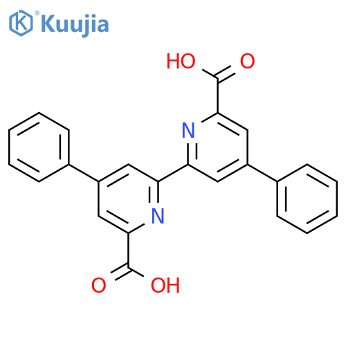 [2,2'-Bipyridine]-6,6'-dicarboxylic acid, 4,4'-diphenyl- structure