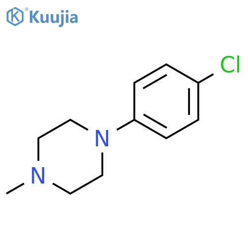 Piperazine, 1-(4-chlorophenyl)-4-methyl- structure