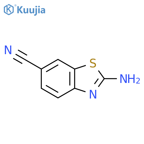 2-amino-1,3-benzothiazole-6-carbonitrile structure